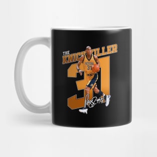 Reggie Miller Choke Sign Basketball Legend Signature Vintage Retro 80s 90s Bootleg Rap Style Mug